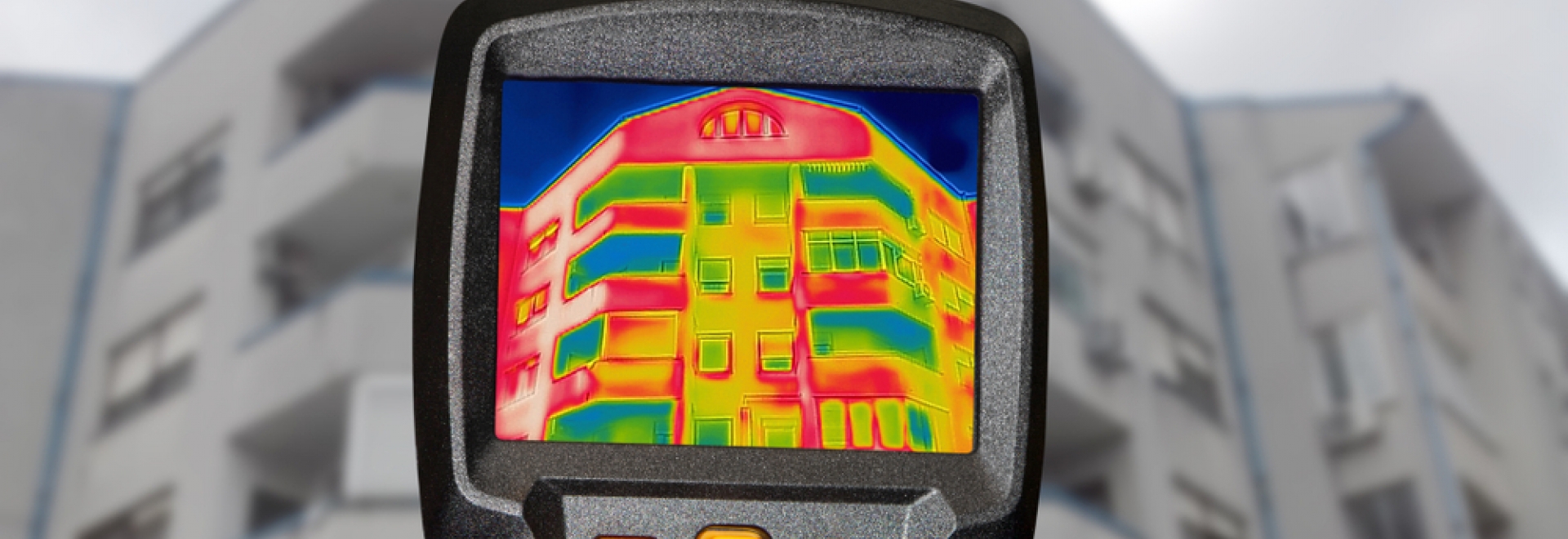 infrared thermal imaging on corporate building energy assessment